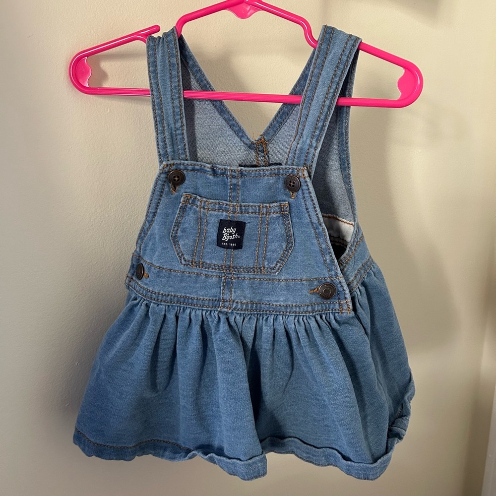 OshKosh B'gosh Blue Denim Overall Skirt